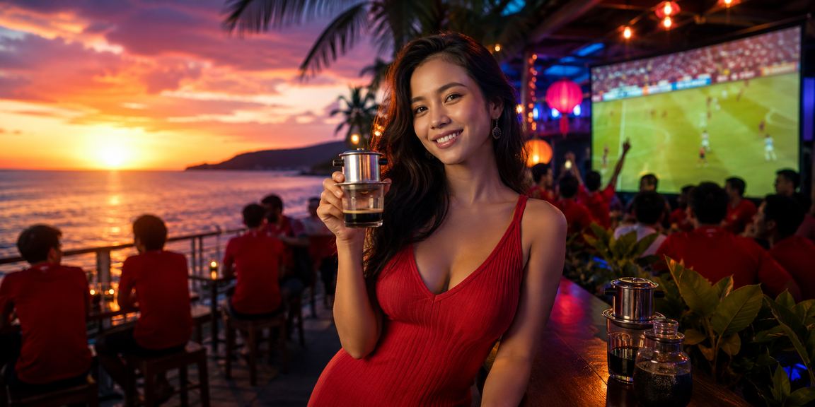 Khung cảnh cược bóng đá trên nền tảng liu tại Phú Quốc